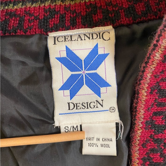 Vintage Icelandic Designs Fair Isle Wool Coat - Picture 6 of 6